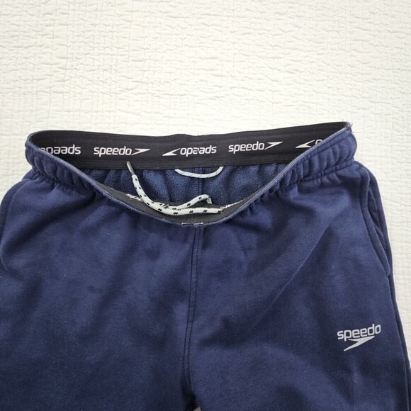 Speedo Joggers Men's Small Navy Blue Drawstring Pockets Elastic Waist 7720131 - Picture 4 of 13